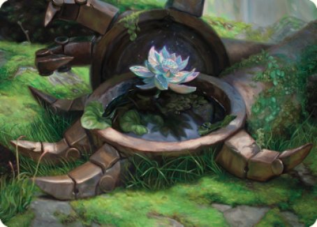 Timeless Lotus Art Card [Dominaria United Art Series] MTG Single Magic: The Gathering | Red Claw Gaming