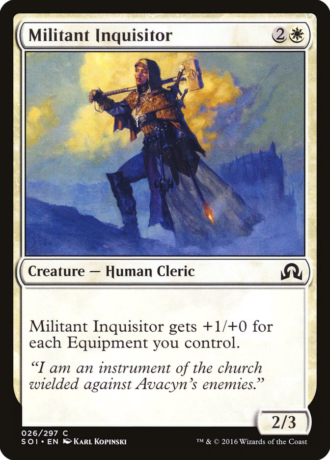 Militant Inquisitor [Shadows over Innistrad] MTG Single Magic: The Gathering | Red Claw Gaming
