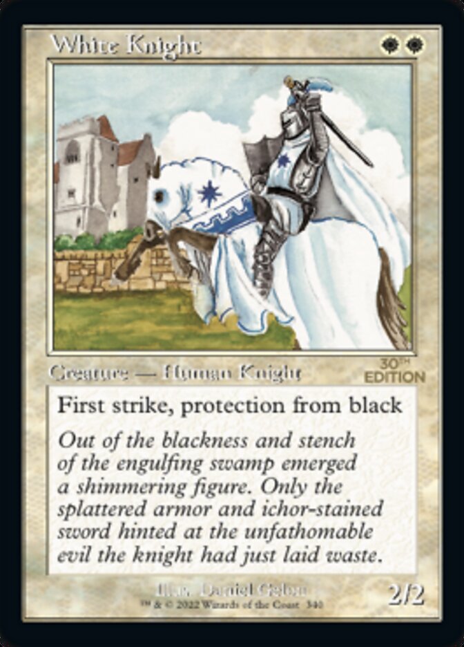 White Knight (Retro) [30th Anniversary Edition] MTG Single Magic: The Gathering | Red Claw Gaming