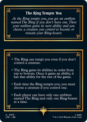 The Ring [The Lord of the Rings: Tales of Middle-Earth Tokens] MTG Single Magic: The Gathering | Red Claw Gaming
