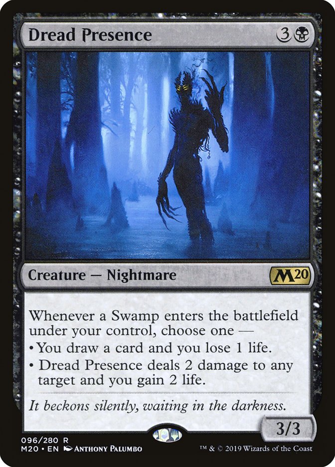 Dread Presence [Core Set 2020] MTG Single Magic: The Gathering | Red Claw Gaming