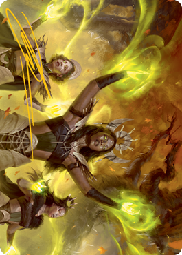 Dawnhart Wardens Art Card (Gold-Stamped Signature) [Innistrad: Midnight Hunt Art Series] MTG Single Magic: The Gathering | Red Claw Gaming