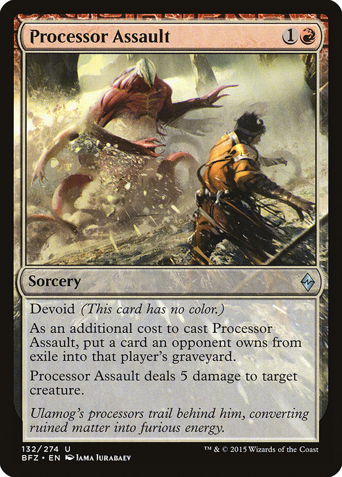 Processor Assault [Battle for Zendikar] MTG Single Magic: The Gathering | Red Claw Gaming