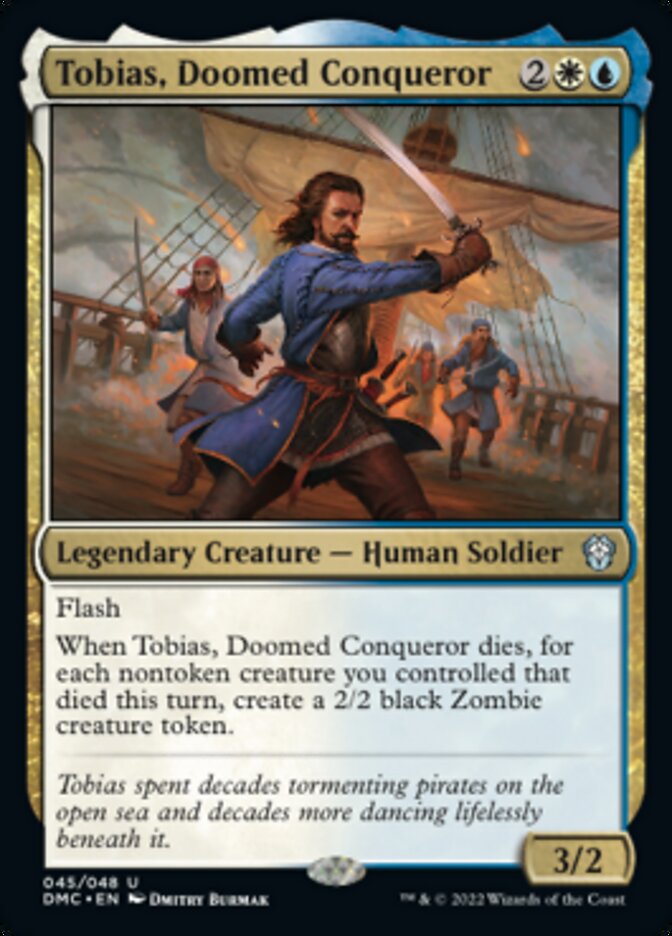 Tobias, Doomed Conqueror [Dominaria United Commander] MTG Single Magic: The Gathering | Red Claw Gaming