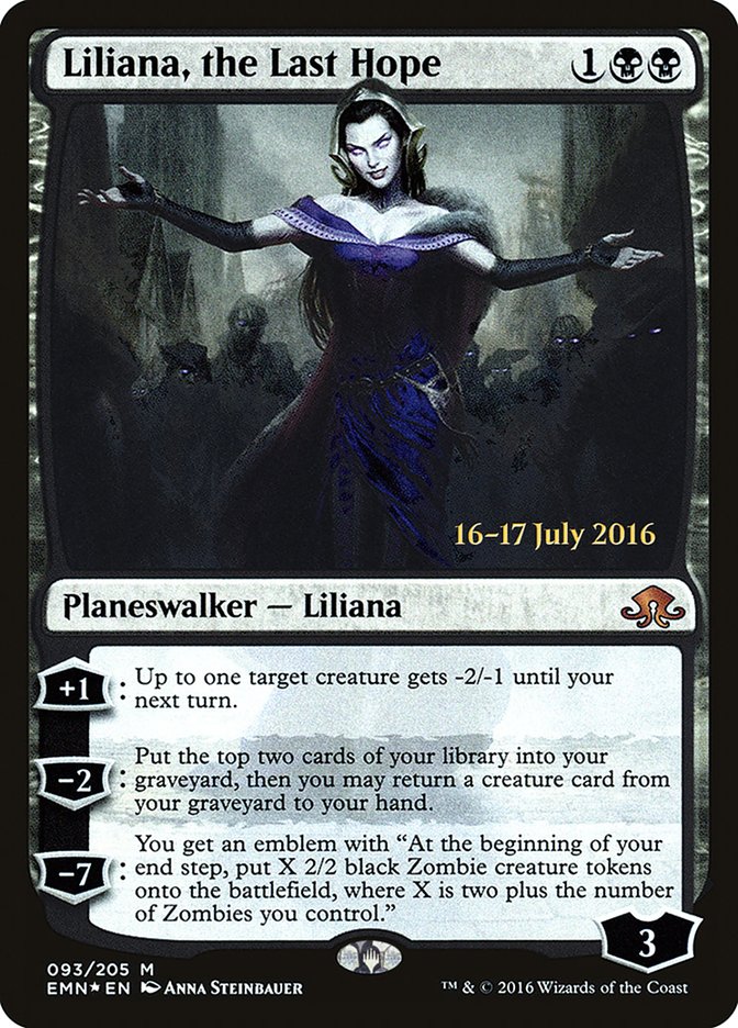 Liliana, the Last Hope [Eldritch Moon Prerelease Promos] MTG Single Magic: The Gathering | Red Claw Gaming