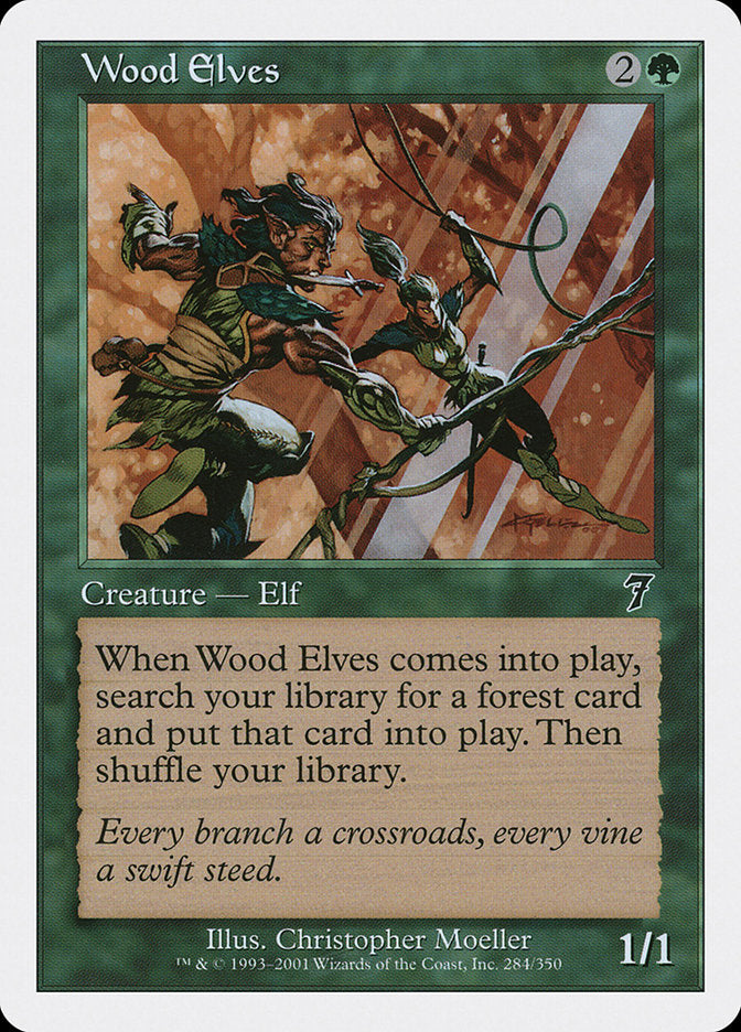 Wood Elves [Seventh Edition] MTG Single Magic: The Gathering | Red Claw Gaming