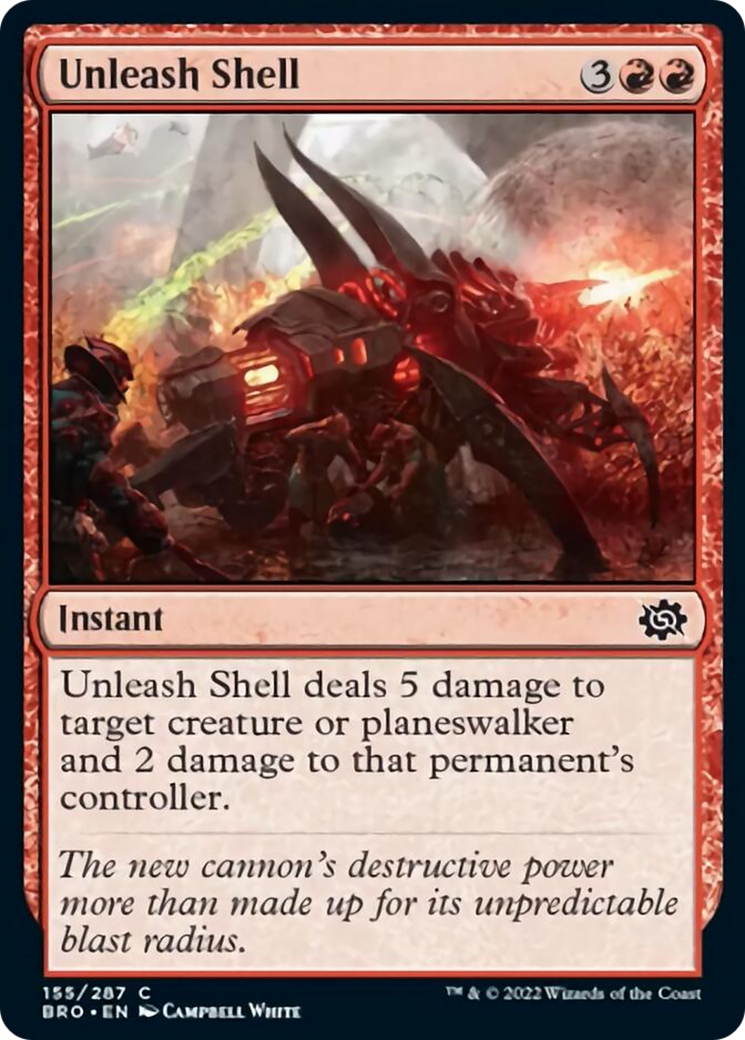 Unleash Shell [The Brothers' War] MTG Single Magic: The Gathering | Red Claw Gaming