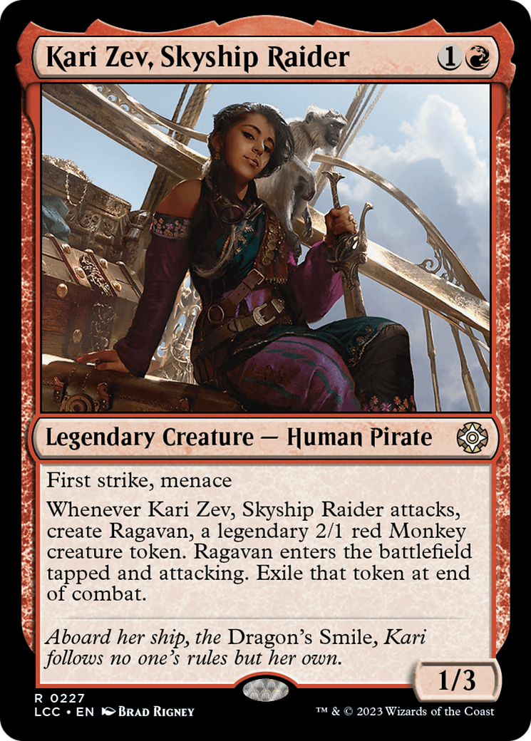 Kari Zev, Skyship Raider [The Lost Caverns of Ixalan Commander] MTG Single Magic: The Gathering | Red Claw Gaming