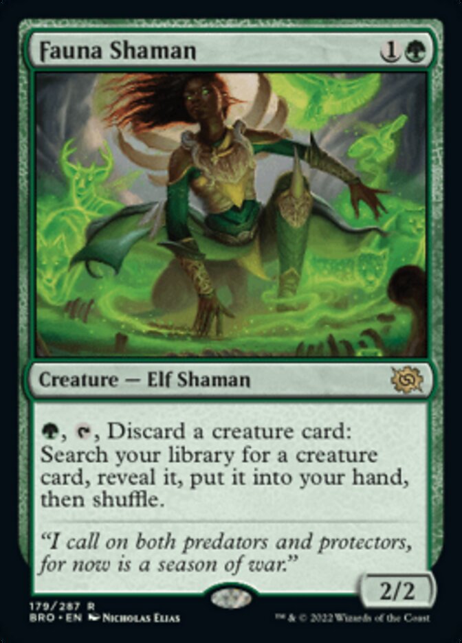 Fauna Shaman [The Brothers' War] MTG Single Magic: The Gathering | Red Claw Gaming