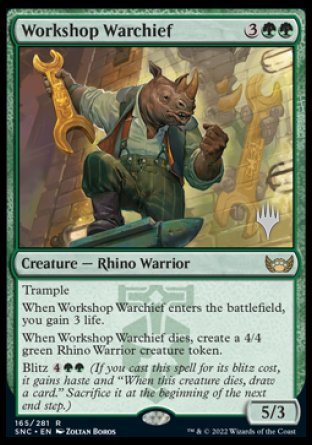 Workshop Warchief (Promo Pack) [Streets of New Capenna Promos] MTG Single Magic: The Gathering | Red Claw Gaming