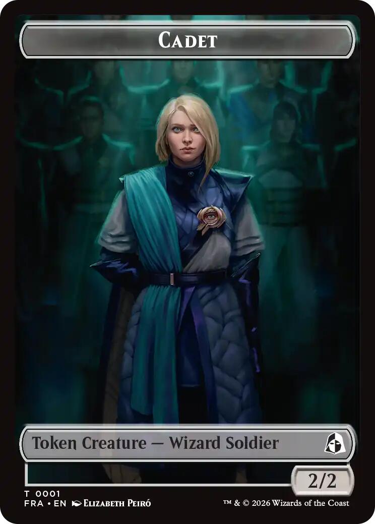 Cadet // Beast Double-Sided Token [Reality Fracture Tokens] | Red Claw Gaming