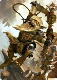 Teeterpeak Ambusher Art Card [Zendikar Rising Art Series] MTG Single Magic: The Gathering | Red Claw Gaming
