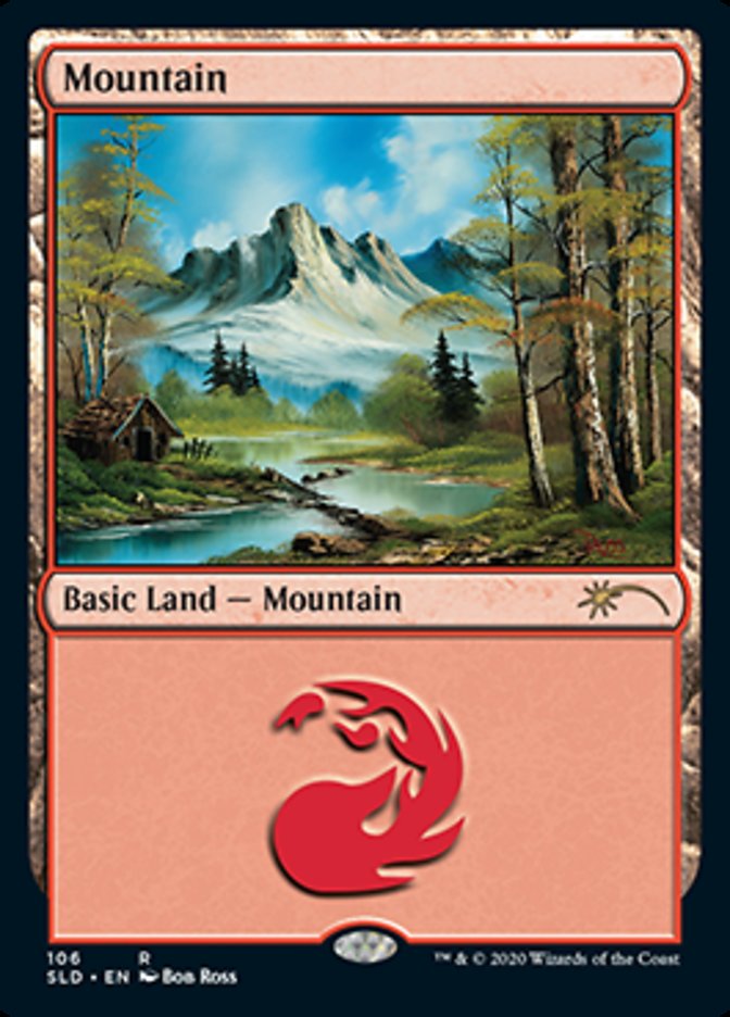 Mountain (106) [Secret Lair Drop Series] MTG Single Magic: The Gathering | Red Claw Gaming