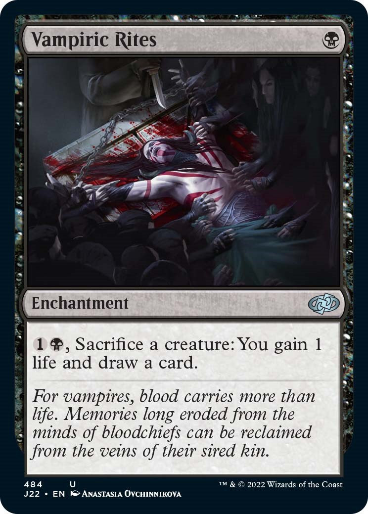 Vampiric Rites [Jumpstart 2022] MTG Single Magic: The Gathering | Red Claw Gaming