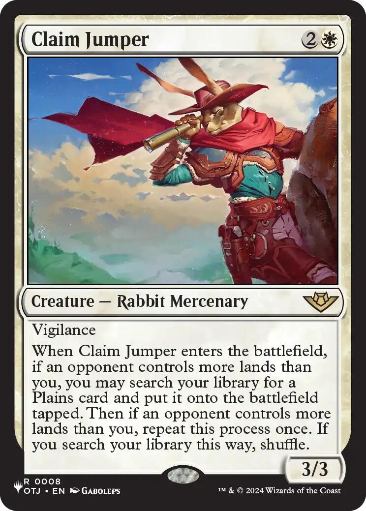 Claim Jumper [The List] | Red Claw Gaming
