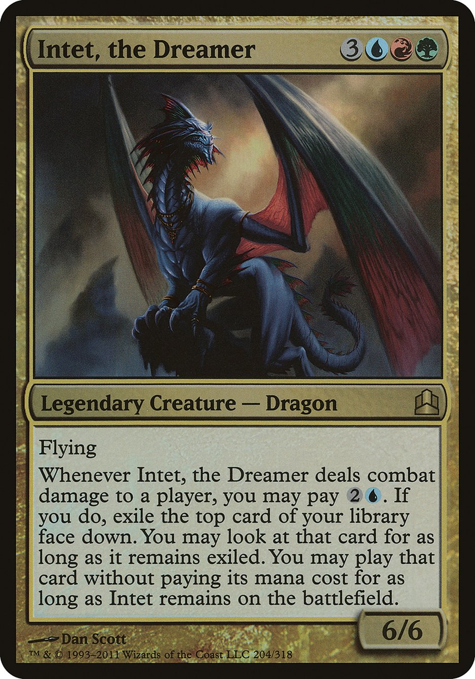Intet, the Dreamer (Oversized) [Commander 2011 Oversized] MTG Single Magic: The Gathering | Red Claw Gaming