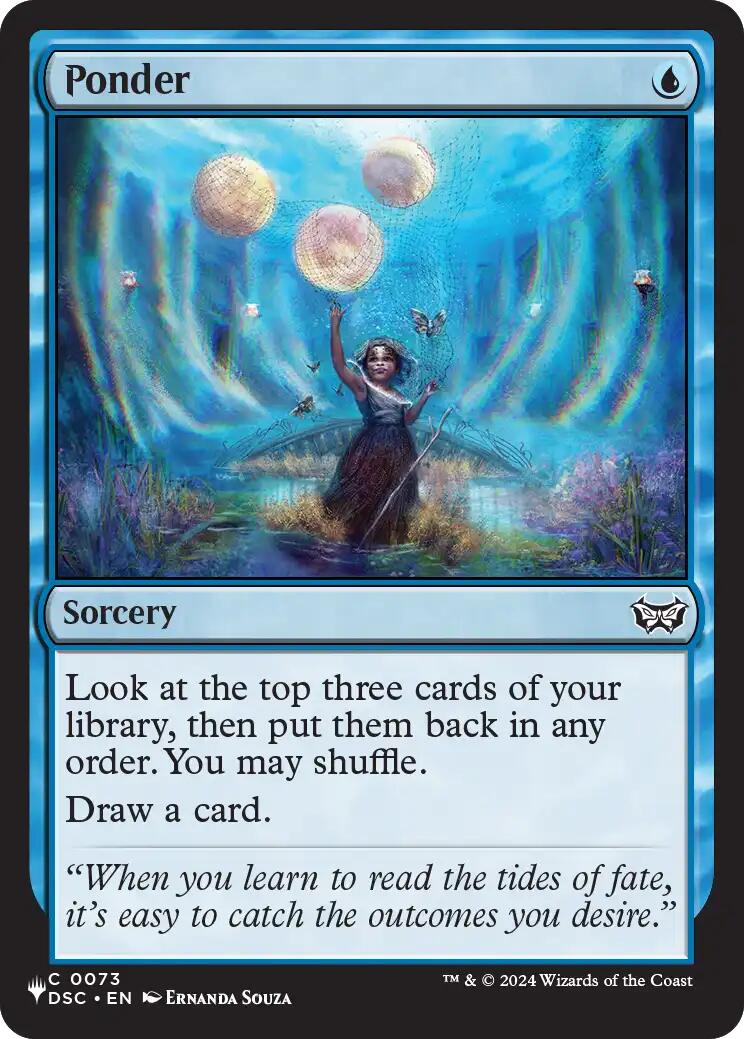 Ponder (DSC) [The List] MTG Single Magic: The Gathering | Red Claw Gaming