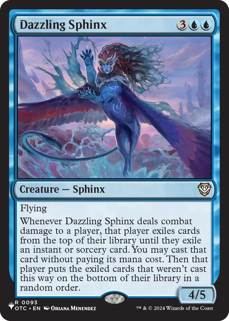 Dazzling Sphinx [The List] | Red Claw Gaming