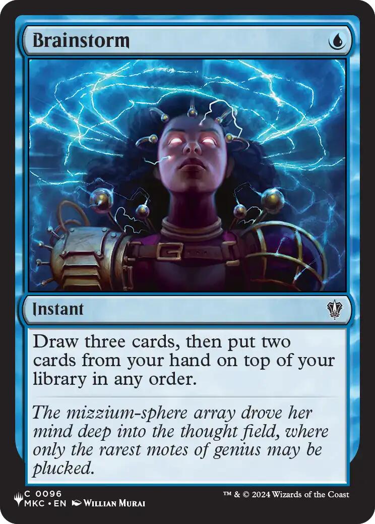Brainstorm (MKC) [The List] MTG Single Magic: The Gathering | Red Claw Gaming