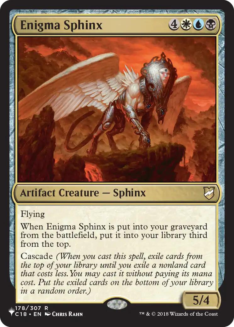 Enigma Sphinx [The List] | Red Claw Gaming