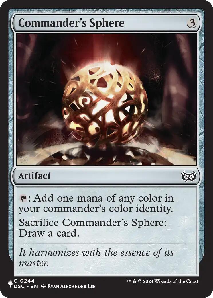 Commander's Sphere (DSC) [The List] | Red Claw Gaming