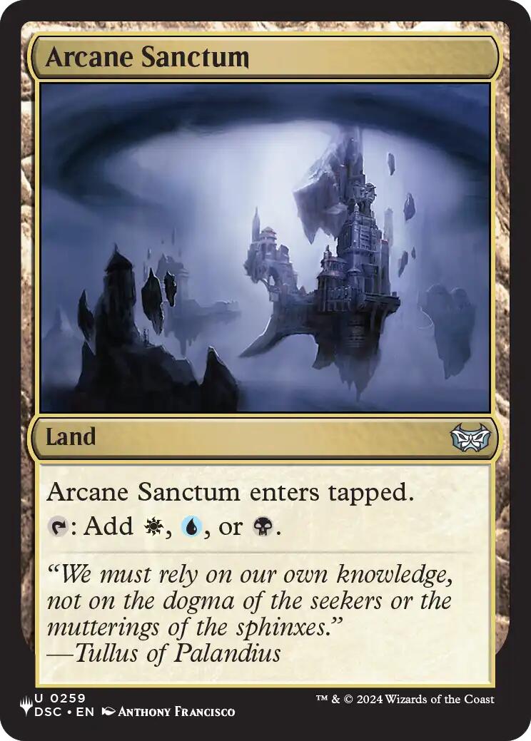 Arcane Sanctum (DSC) [The List] MTG Single Magic: The Gathering | Red Claw Gaming