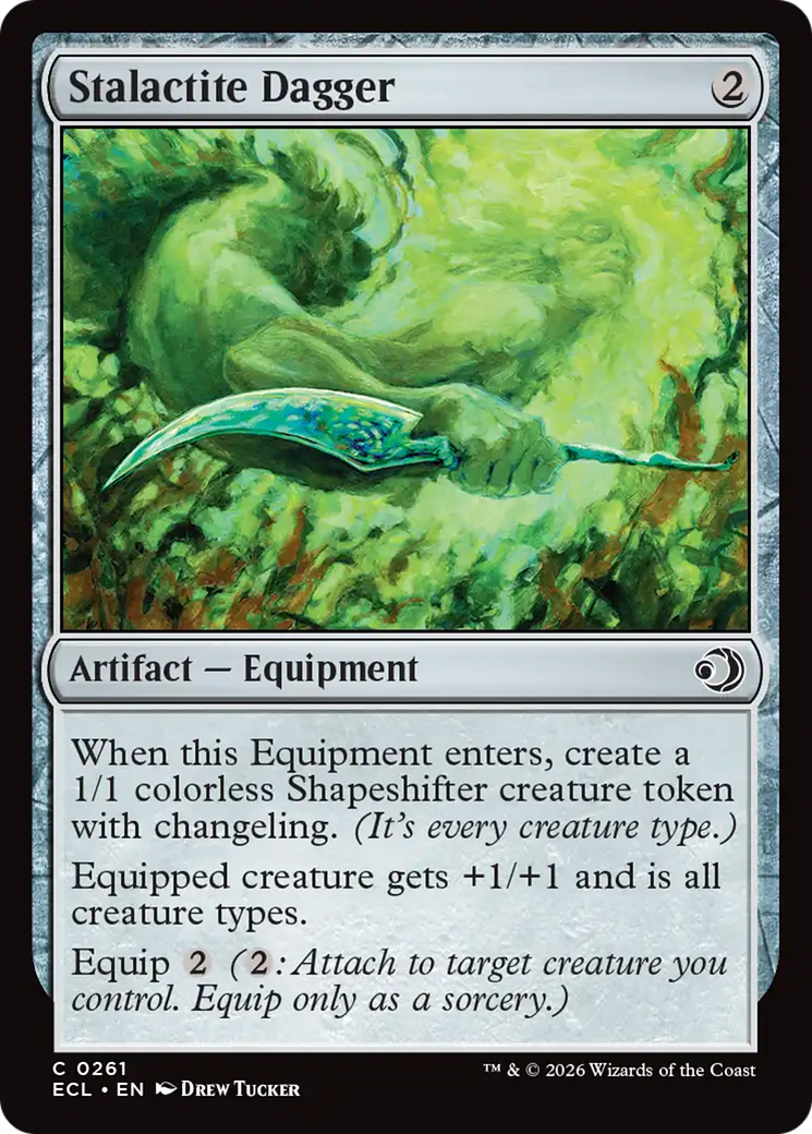 Stalactite Dagger [Lorwyn Eclipsed] MTG Single Magic: The Gathering | Red Claw Gaming
