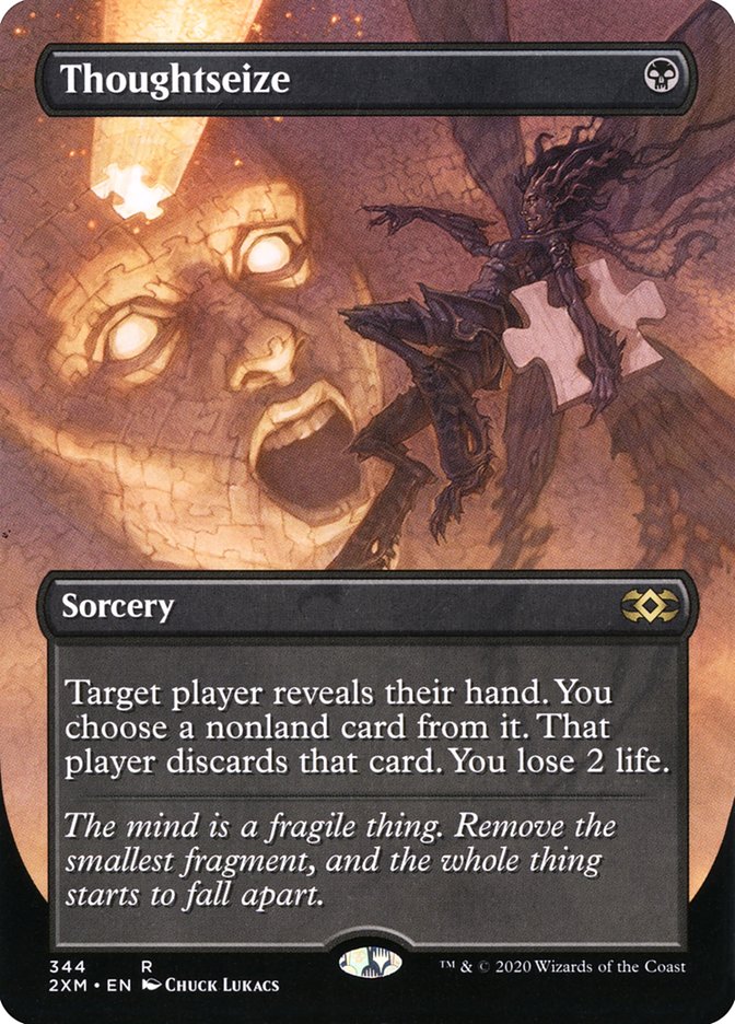 Thoughtseize (Toppers) [Double Masters] MTG Single Magic: The Gathering | Red Claw Gaming