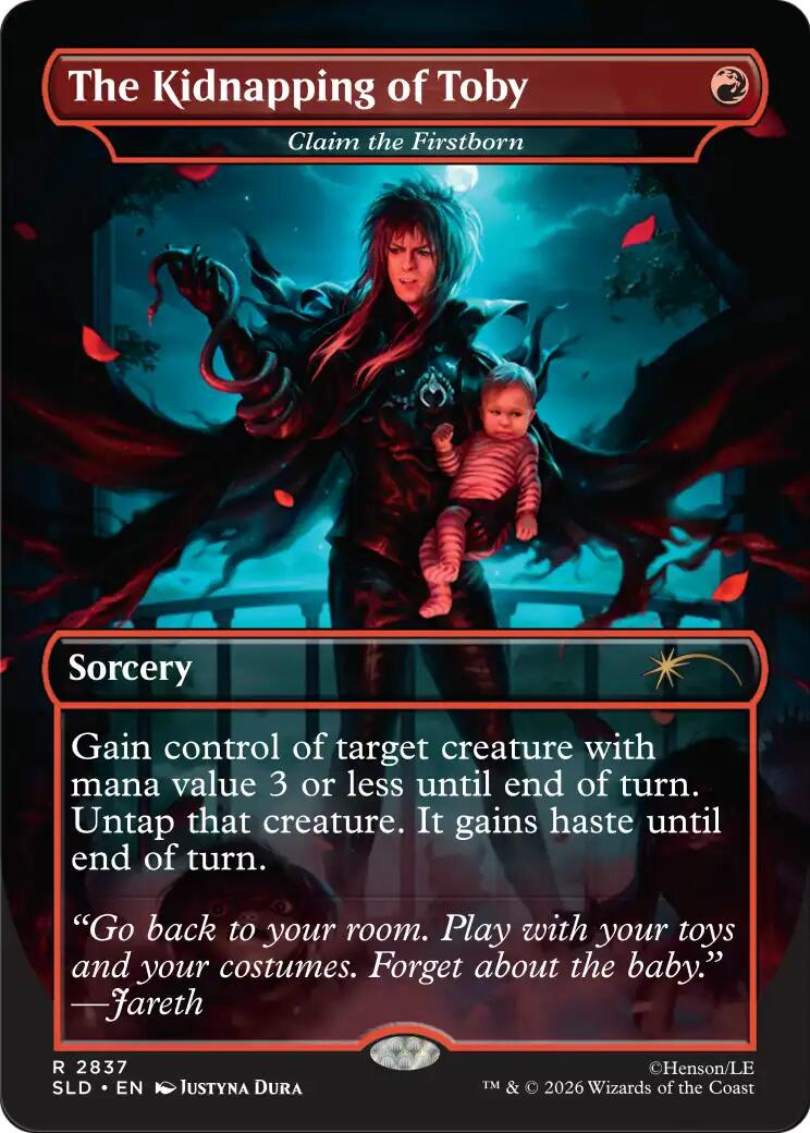 The Kidnapping of Toby - Claim the Firstborn [Secret Lair Drop Series] MTG Single Magic: The Gathering | Red Claw Gaming
