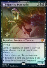 Henrika Domnathi // Henrika, Infernal Seer [Innistrad: Crimson Vow Prerelease Promos] MTG Single Magic: The Gathering | Red Claw Gaming