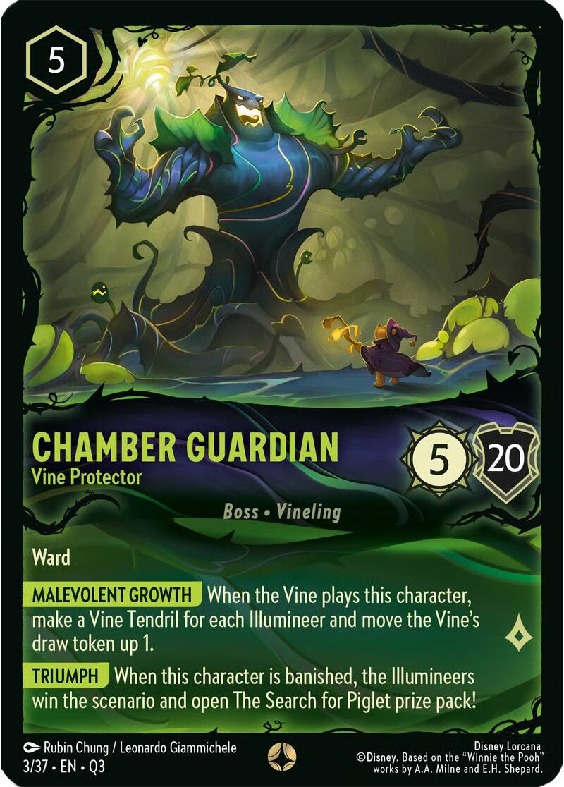 Chamber Guardian - Vine Protector (3/37) [Illumineer's Quest: The Great Hunny Rescue] Lorcana Single Disney | Red Claw Gaming