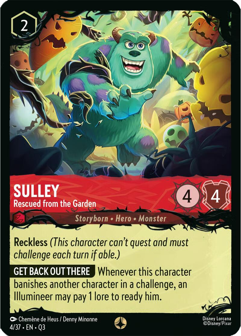Sulley - Rescued from the Garden (4/37) [Illumineer's Quest: The Great Hunny Rescue] Lorcana Single Disney | Red Claw Gaming