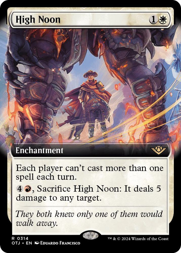 High Noon (Extended Art) [Outlaws of Thunder Junction] MTG Single Magic: The Gathering | Red Claw Gaming