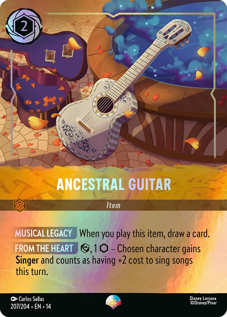 Ancestral Guitar (Epic) (207/204) [Hyperia City] | Red Claw Gaming