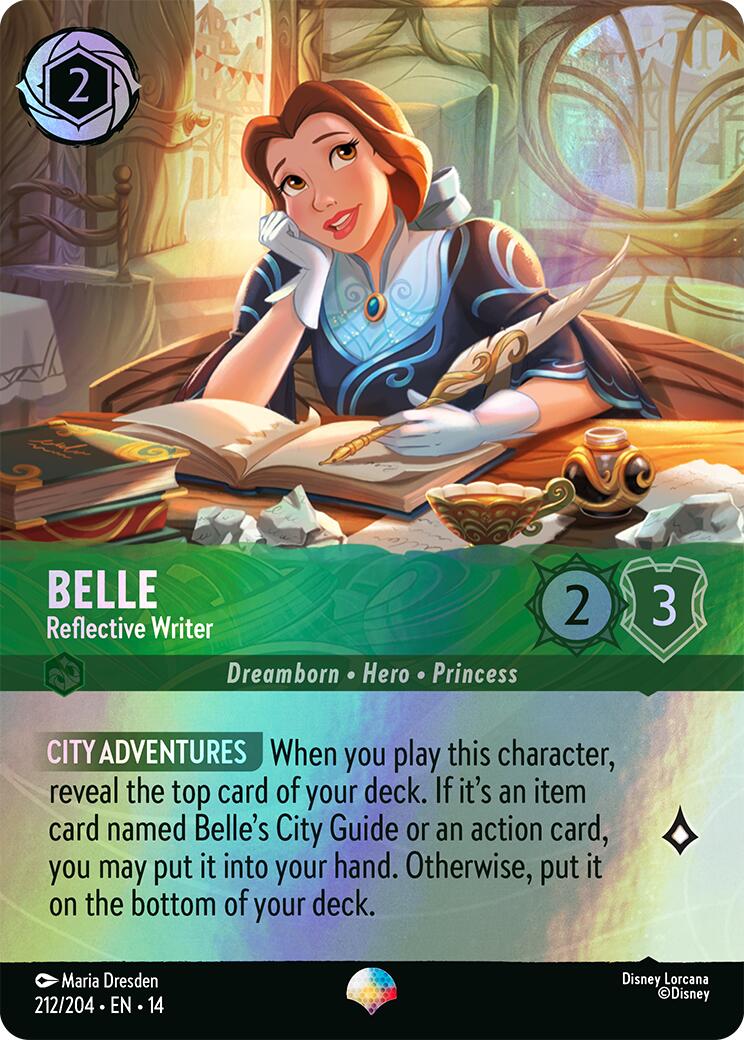 Belle - Reflective Writer (Epic) (212/204) [Hyperia City] | Red Claw Gaming