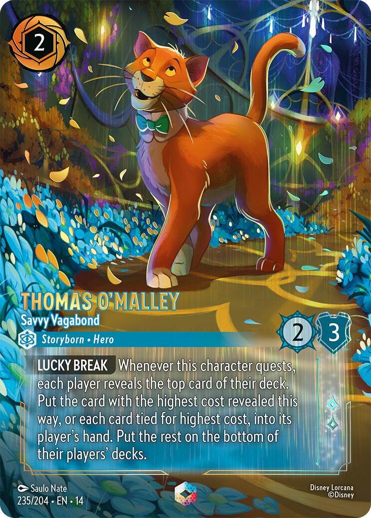 Thomas O'Malley - Savvy Vagabond (Enchanted) (235/204) [Hyperia City] | Red Claw Gaming
