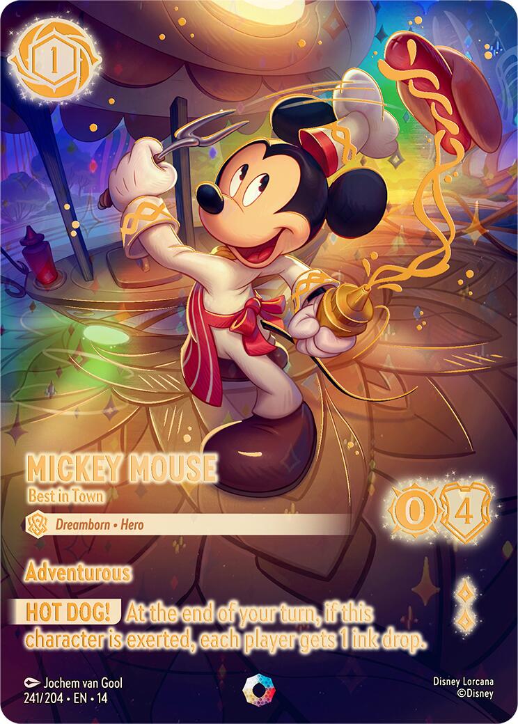 Mickey Mouse - Best in Town (Iconic) (241/204) [Hyperia City] | Red Claw Gaming