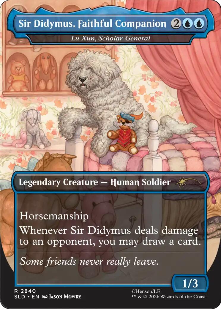 Sir Didymus, Rider of Ambrosius - Lu Xun, Scholar General [Secret Lair Drop Series] MTG Single Magic: The Gathering | Red Claw Gaming