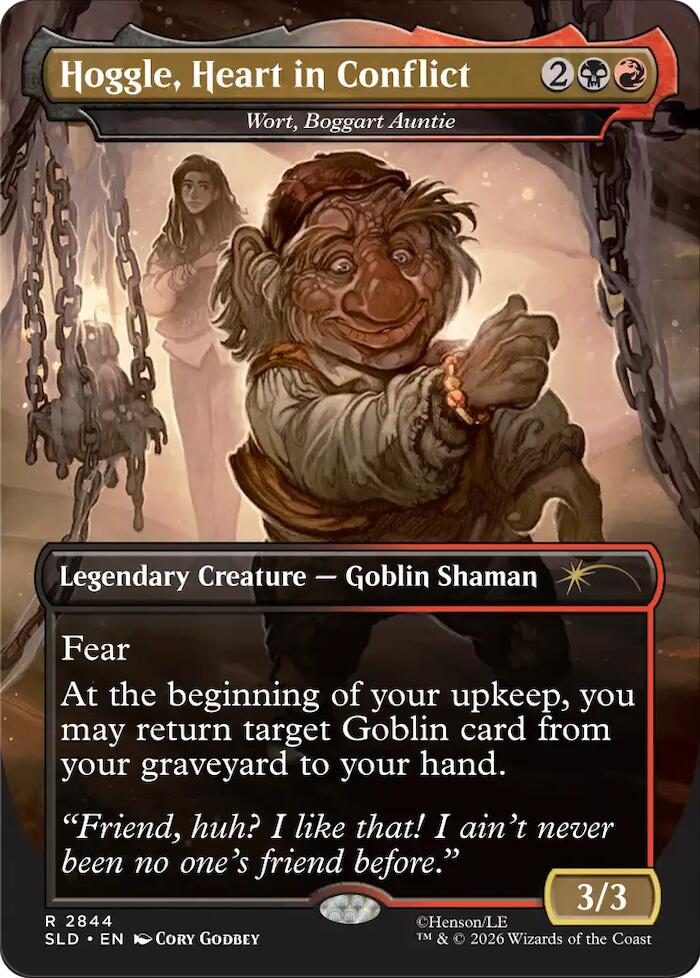 Hoggle, Heart in Conflict - Wort, Boggart Auntie [Secret Lair Drop Series] MTG Single Magic: The Gathering | Red Claw Gaming