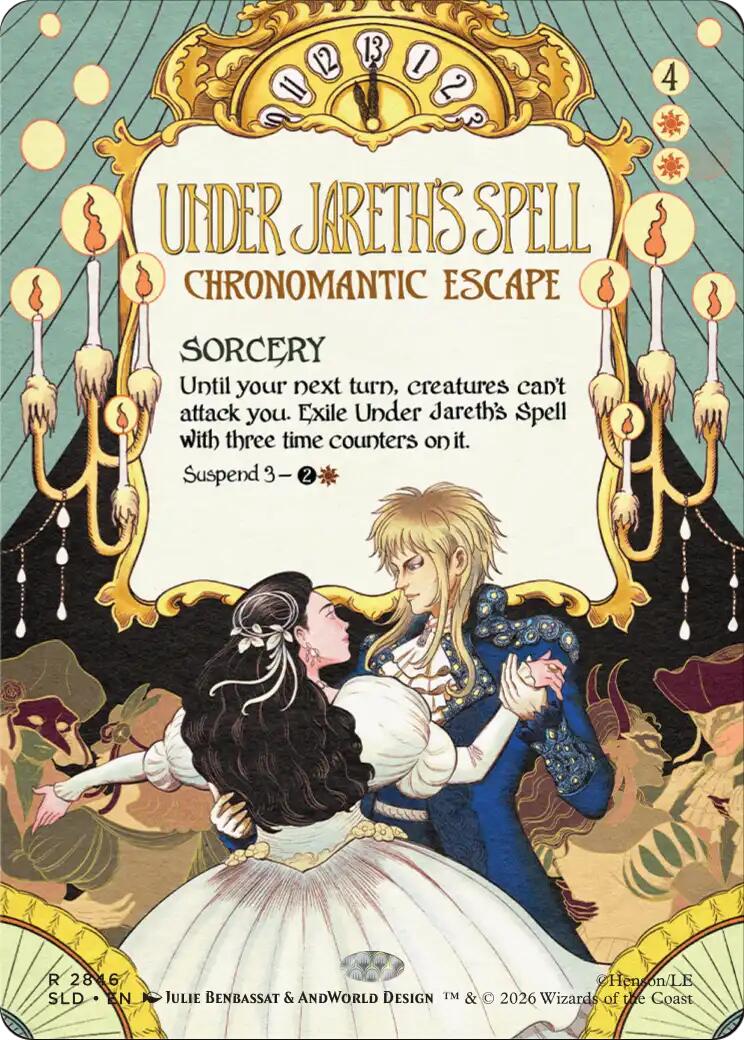 Under Jareth's Spell - Chronomantic Escape [Secret Lair Drop Series] MTG Single Magic: The Gathering | Red Claw Gaming