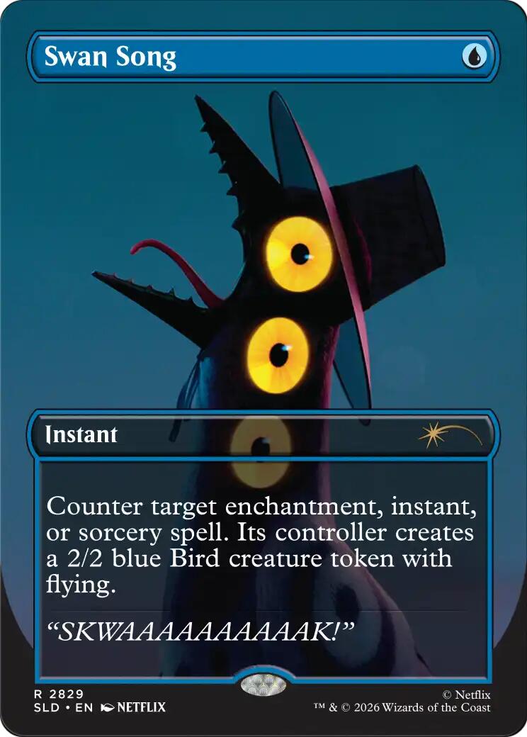 Swan Song (2829) [Secret Lair Drop Series] MTG Single Magic: The Gathering | Red Claw Gaming