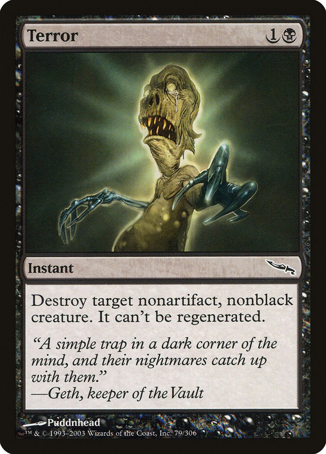Terror [Mirrodin] MTG Single Magic: The Gathering | Red Claw Gaming