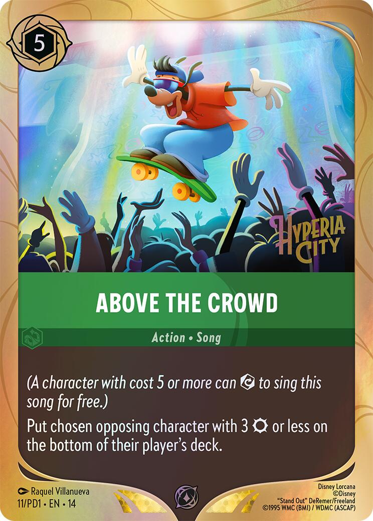 Above the Crowd (11) [Promo Cards] Lorcana Single Disney | Red Claw Gaming