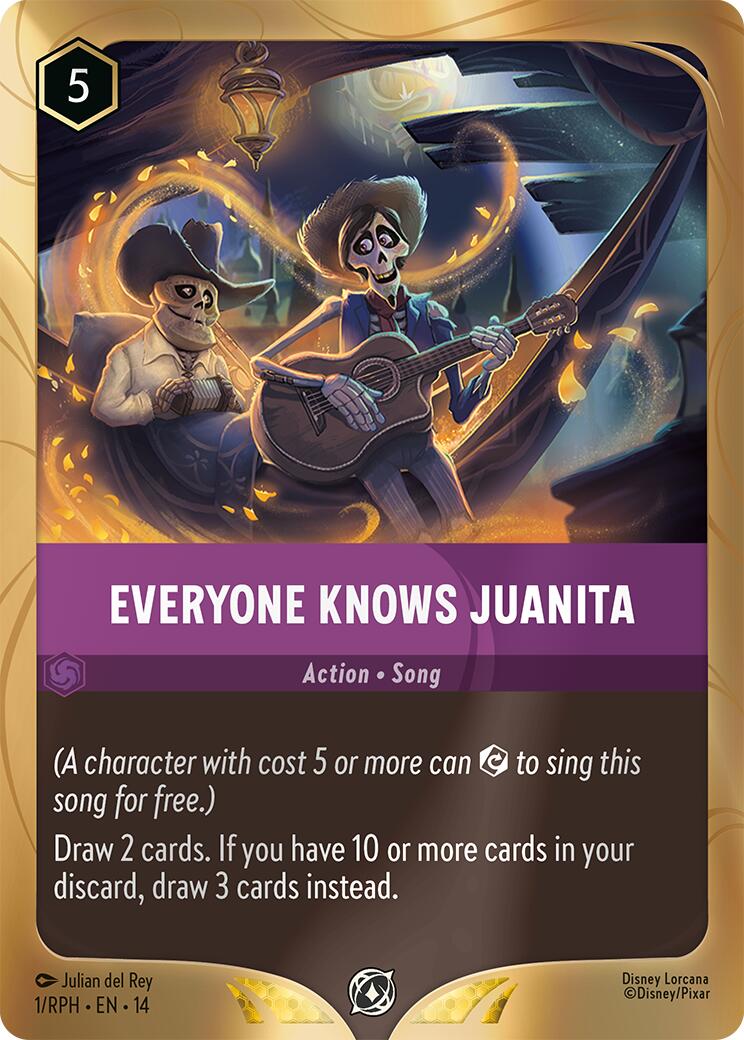 Everyone Knows Juanita (1) [Promo Cards] Lorcana Single Disney | Red Claw Gaming