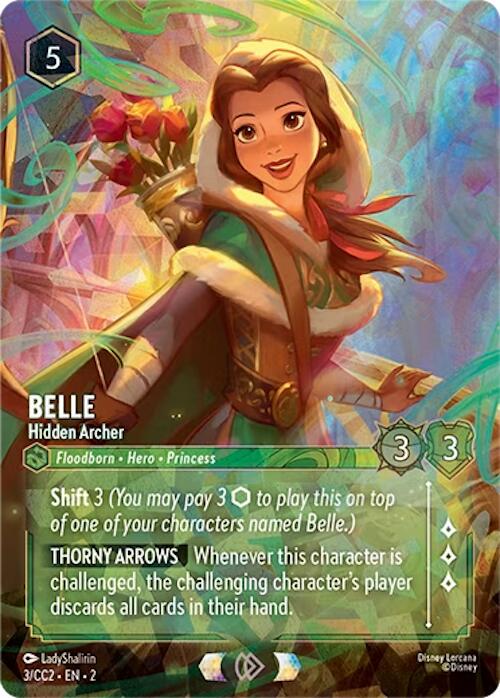 Belle - Hidden Archer (3) [Promo Cards] Lorcana Single Disney | Red Claw Gaming