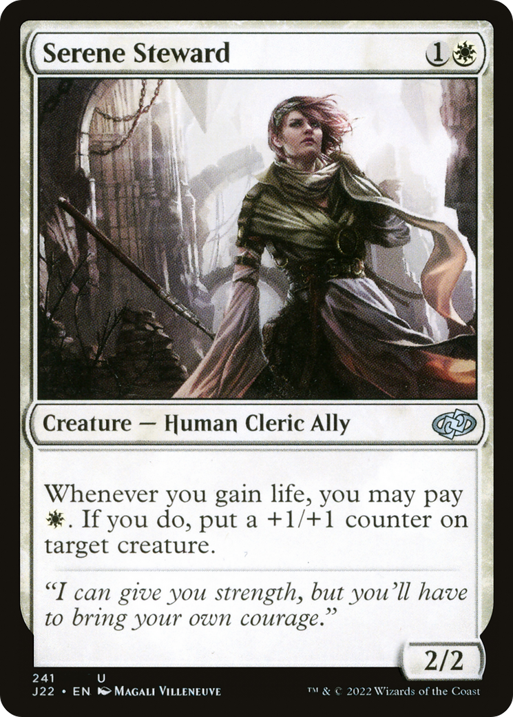 Serene Steward [Jumpstart 2022] MTG Single Magic: The Gathering | Red Claw Gaming
