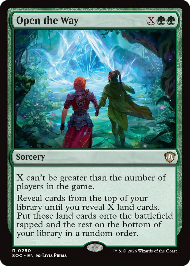 Open the Way [Secrets of Strixhaven Commander] MTG Single Magic: The Gathering | Red Claw Gaming