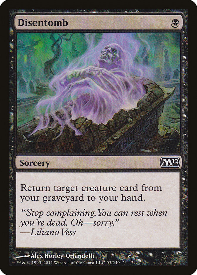 Disentomb [Magic 2012] MTG Single Magic: The Gathering | Red Claw Gaming