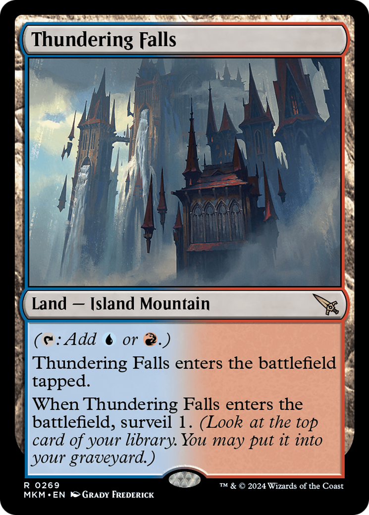 Thundering Falls [Murders at Karlov Manor] MTG Single Magic: The Gathering    | Red Claw Gaming