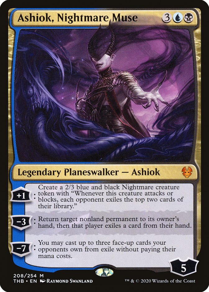 Ashiok, Nightmare Muse [Theros Beyond Death] MTG Single Magic: The Gathering | Red Claw Gaming